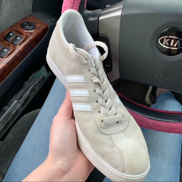 Tan Suede Adidas Shoes - Picture 2 of 3